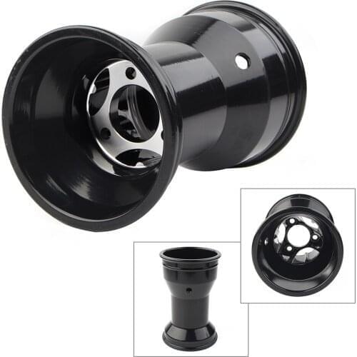 11x7.10-5 5 Inch Aluminum Rear Wheel Rim For GO Kart Off-Road Dirt Pit Dirt Bike Glossy Black