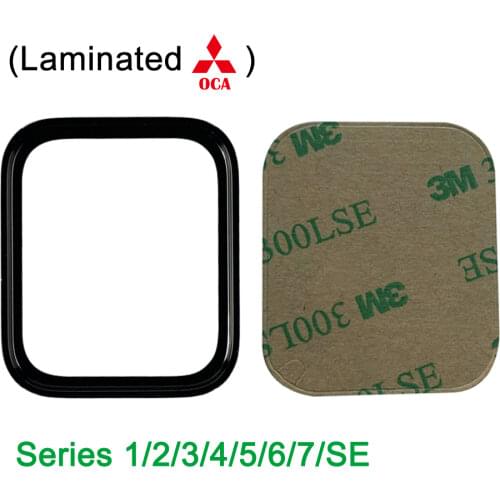 10Pcs Top Quality Front Touch Glass Screen For Apple Watch Series 1 2 3 4 5 6 SE S1 S2 S3 S4 S5 S6 40mm 44mm 38mm 42mm