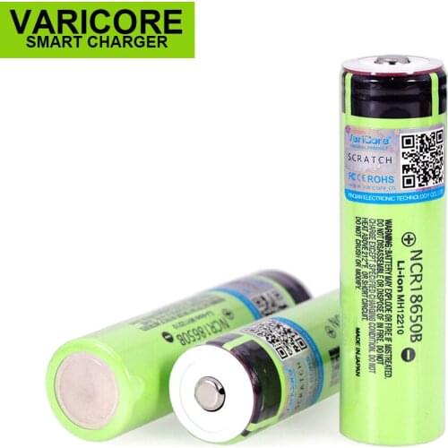 VariCore 18650 3400mAh battery NCR18650B with original 3.7V for panasonic Suitable for flashlights Plus pointed no protection