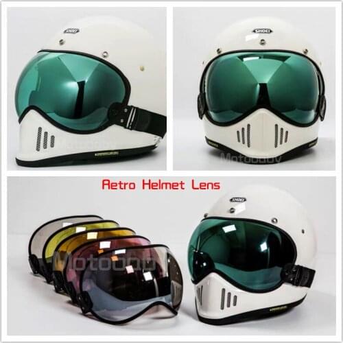 Motorcycle Helmet Glasses Four Seasons Sun Protection Motocross Goggles Anti-Fall Windproof Dustproof Moto Eyewear Helmet Lens