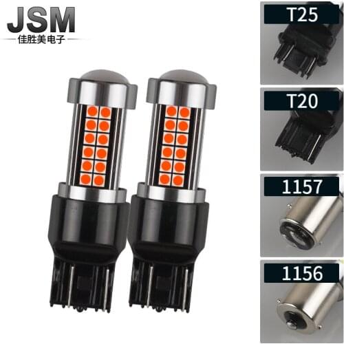 Automobile LED Flash Brake Lamp 1157 / 1156 / T2054smd Super Bright Lens Rear Fog Lamp Rear Bulb Led Lights for Car