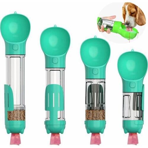Dog Water Bottle Portable Pet For Dogs Food Water Bag Feeder Drinking Bowl Pets Water Feeder Dispenser for Small Large Dogs Cats