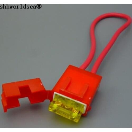 Shhworldsea Automotive Blade Fuse With a Line Waterproof Fuse Holder Car Accessories 1A2A 3A 5A 7.5A 10A 15A 20A 25A 30A 35A 40A