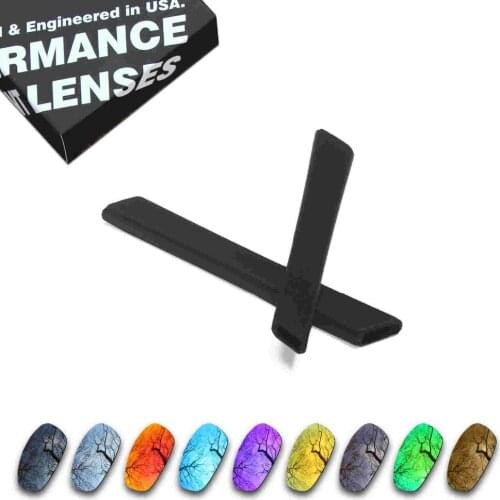 ToughAsNails Resist Seawater Corrosion Polarized Replacement Lens&Black Ear Socks for Oakley Split Jacket - Multiple Options