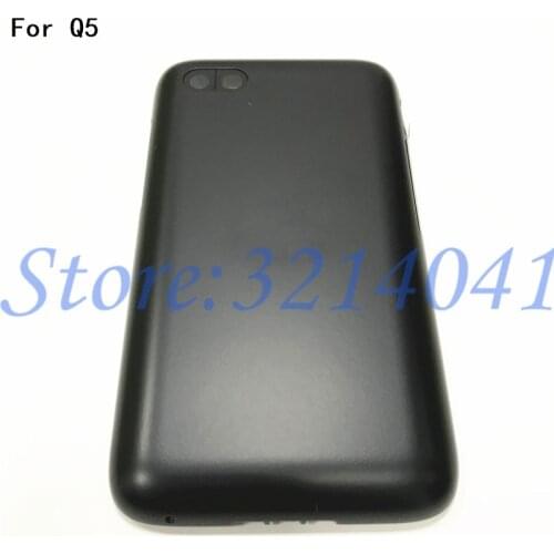 Repair parts Battery Back Cover For BlackBerry Q5 Battery Door Back Cover Housing+Logo