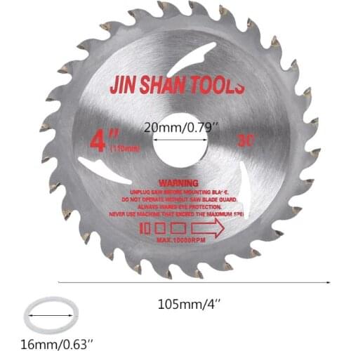 105mm Circular Saw Blade Disc Wood Cutting Tool Bore Diameter 20mm For Rotary Tool Woodworking