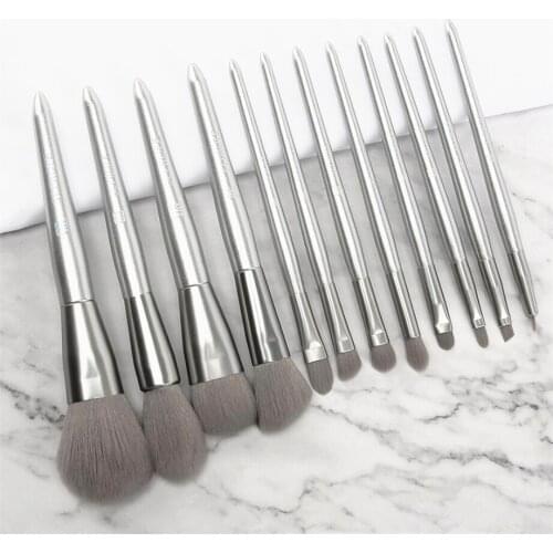 12pcs / 8pcs Professional Brushes Makeup Kit Big Blusher Foundation Powder Brush Eye Shadow brow Eyeliner Cosmetic Tool