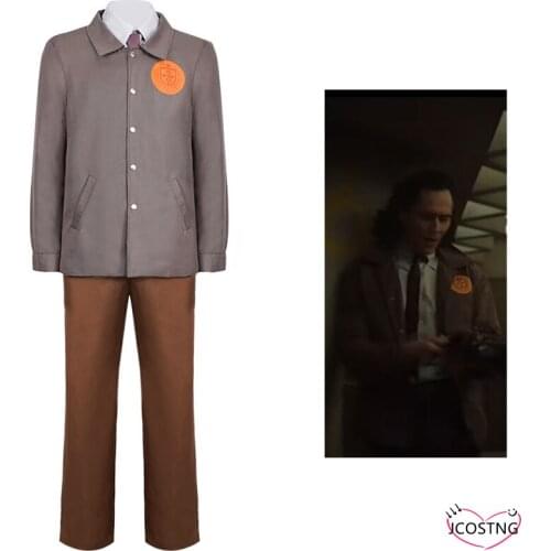 2021 New Arrival Cosplay Loki Variant Cosplay Costume Coat Outfits Halloween Carnival Suit Costumes Long Sleeve Shirts Cosplay