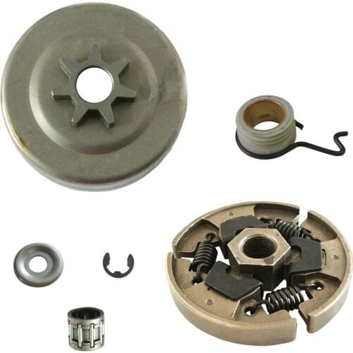 325"-7T Sprocket Clutch Drum Kit W/ Oil Pump Worm Gear For Stihl 018 023 025 MS170 MS180 MS210 MS230 MS250 Chainsaw Spare Parts