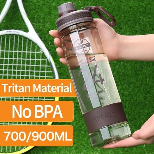 Hot Sports Water Bottle 500ML 1000ML Protein Shaker Outdoor Travel Portable Leakproof Drinkware Plastic My Drink Bottle BPA Free