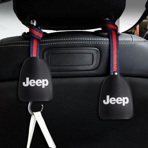 Car Seat Hook Universal Organizer Storage Holder Car Headrest Hanger Bag Hook For Jeep renegade 2016 2017 2018 cherokee xj