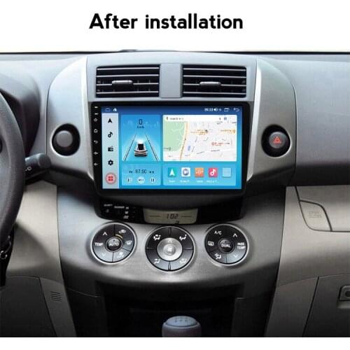 DSP Carplay Android 10.0 Auto For Toyota RAV4 3 XA30 2005 - 2013 Car Multimedia DVD Player Navi GPS Raido 4G Lte IPS Av Output
