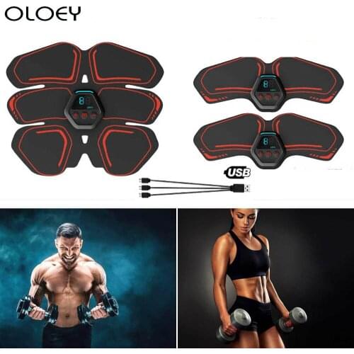 Electrostimulation Muscle Stimulator EMS Abdominal Vibrating Belt ABS Muscular Hip Trainer Massage Home Gym Fitness Equipmen