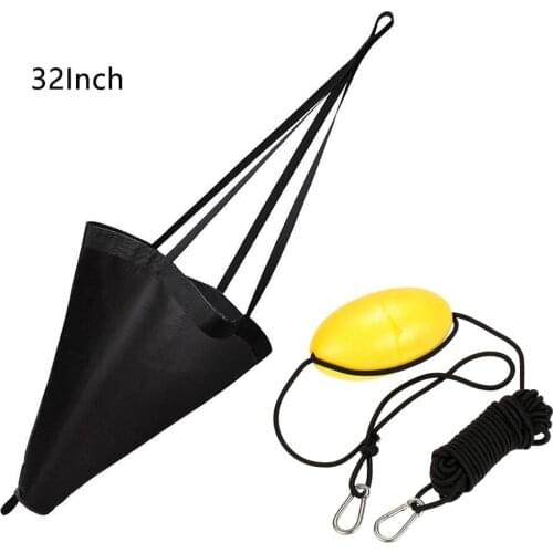 Tool Canoe Throw Line PVC Kayak Drogue Trolling Water Sports Sea Anchor Set Fishing Tackle Portable Drift Sock Yacht Tow Rope