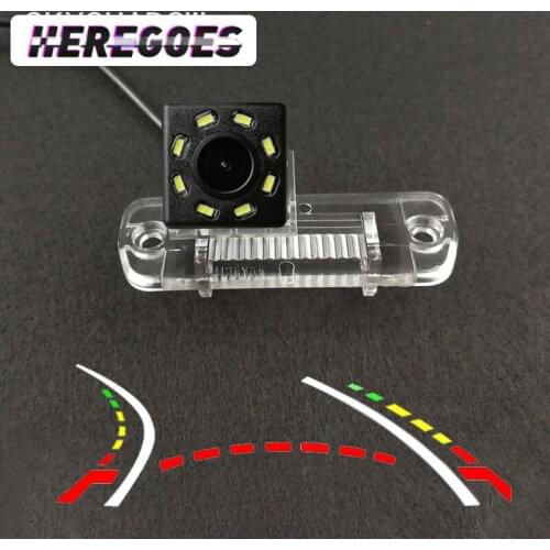 Fisheye 12 led dynamic Wireless Car Night Vision Rear Camara For Mercedes Benz R Class R350 R500 ML350 W203 W211 B200 A160 W219