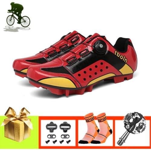 Mountain bike shoes men women sapatilha ciclismo mtb cycling sneakers triathlon self-locking breathable riding bicycle shoes