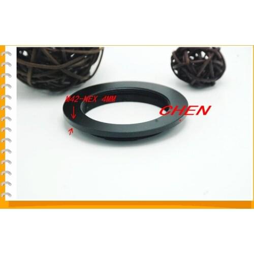 M42-NEX New Version Compatible A7III 4MM Modify Lens Adapter for M42 to Sony E Mount A7 II A7R III Camera A9 II A6000