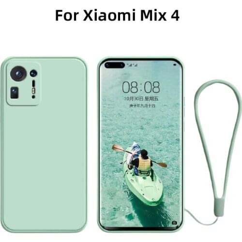 Anti-fall Matte Phone Case for Xiaomi MIX 4 3 2 Anti-fingerprint Silicone Shockproof Phone Cover for Mi Mix4 Skin-friendly Case