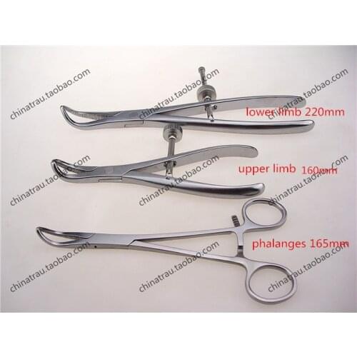 Medical orthopedic instrument bone holding forceps inner plate holder fixation Fracture curved Reduction forcep Plier AO reset
