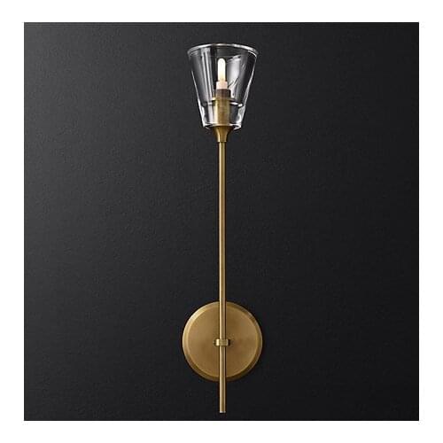 Minimalist postmodern wall lamp, Scandinavian crystal glass wall lamp room, bedroom aisle bedside lamp, hotel wall lamp