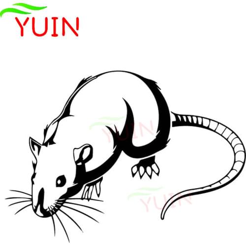 Cartoon Mouse Car Decals Trunk Fashion Decoration Personalized PVC Waterproof Sunscreen Stickers Can Be Customized Color