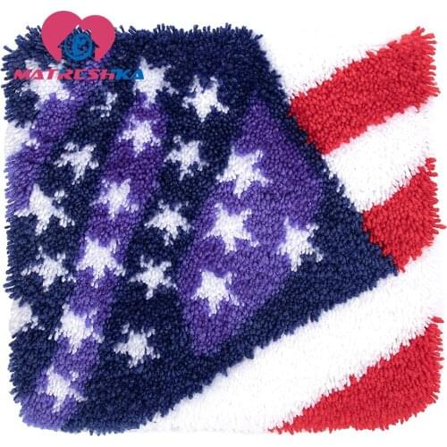 Needlework button package tapestry kits latch hook rug kits carpet embroidery sale sets Foamiran for crafts point rug home