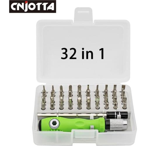 32 In 1 Screwdriver Set Mini Size 30 Pcs Bits Kit Phone Repair Precision Hand Tools