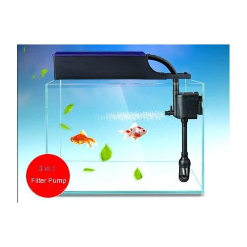 SUNSUN JS Series 3 in 1 pump Filter Mute loop aerobic oxygenation external filter Box Equipment Fish tank Aquarium