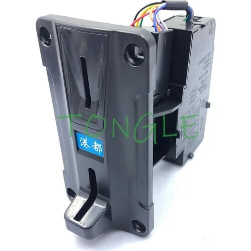 GD Plastic Panel Electronic Coin Acceptor CPU Comparison Multi Coin Selector Mechanism Arcade Games Machines Parts