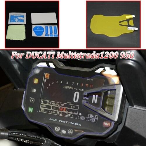 Multistrada1200 950 moto Cluster Scratch Protection Film Instrument Dashboard Cover Guard Blu-ray for DUCATI Multistrada1200 950