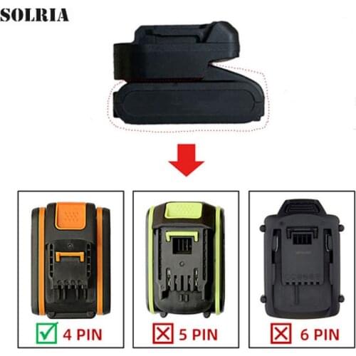 Battery Converter for Orange Type 4-PIN 20V Lithium Battery WA3551.1/WA3530/WA3553 Adapt Series Battery Power Tools