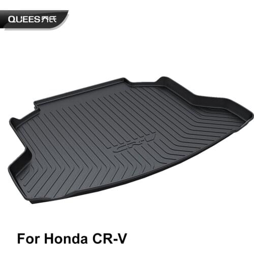 QUEES Custom Fit Cargo Liner Carpet Tray Mat for Honda CR-V CRV 2007 2008 2009 2010 2011 2012 2013 2014 2015 2016 2017 2018