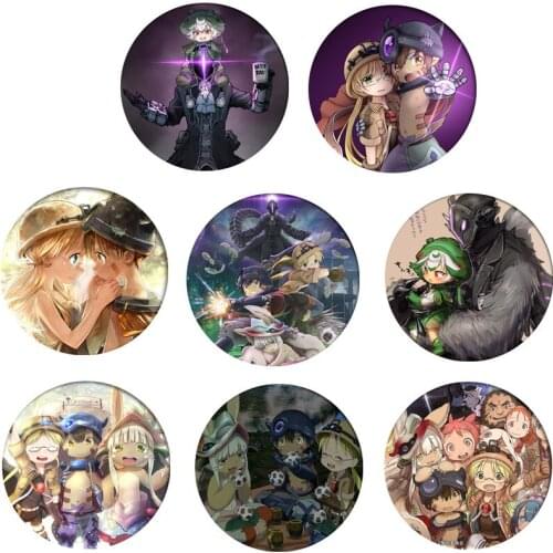 Made in Abyss Cosplay Badge Riko Brooch Pin Anime Accessories For Clothes Backpack Decoration gift