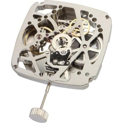 ST25 ST2553 Hollow 3 Hands Automatic Square Mechnical Watch Movement Spare Parts Accessory