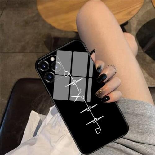 Hairdresser Glass Phone Case For iphone 12 11 Pro Max XS XR X 8 7 Plus SE2 Case