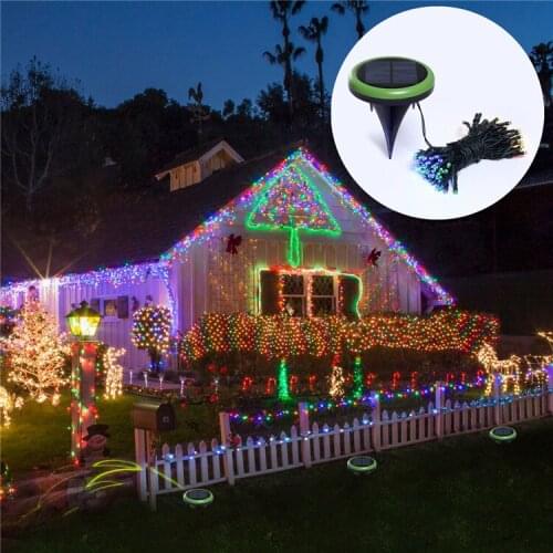 Solar LED Strip Light Garden Lawn Patio Yard Walkway Driveway Underground Christmas Garden Decoration Outdoor Lighting