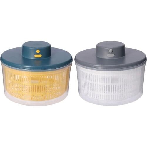 Convenient Electric Salad Spinner Quick Dry Fruit Drainer Dry Kitchen Tools