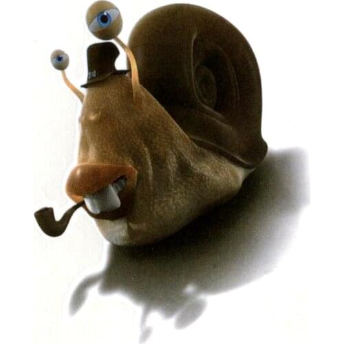 Mr. Snail Waterproof Temporary Tattoos Men Fake Tattoo Beauty Tatuagem Tatoos Temporarles For Women Harajuku Metallic Tattoo