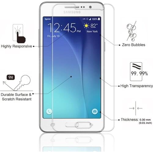 2PCS Tempered Glass For Samsung Galaxy A7 2015 A700 A700F Glass Screen Protector 2.5D 9H Premium Protective Film
