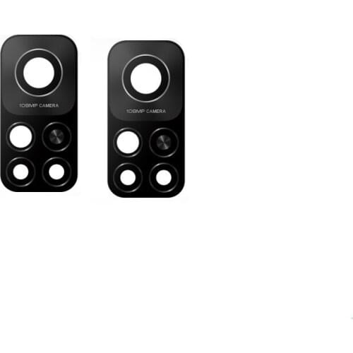 10PCS Camera Lens For Xiaomi Mi 10T / 10T Pro Back Rear Camera Glass Cover With Adhesive Sticker Repair Parts