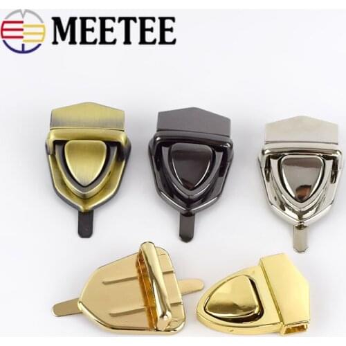 2/5Sets 20X30mm Metal Turn Lock Clasp Snap Buckles for Women Bag Twist Locks Clasps Closure DIY Buckle Hardware Accessory BF107