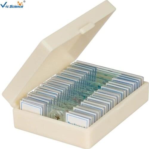 25 Biomicroscopy slides prepared for Medical and Teaching experiments