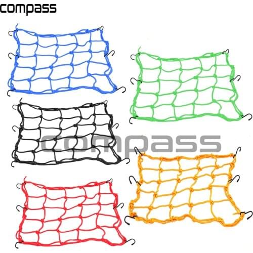 40*40cm Motorcycle Bicycle Cargo Net Helmet Rope Luggage Storage Bag Twine Bungee Hold Down Fuel Tank Mesh