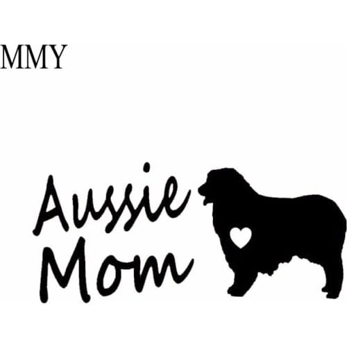 Australian Shepherd Aussie Mom Dog Decal Sticker Cars Trucks Walls Laptop Car Stickers 8cm*4cm
