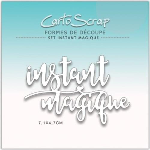 CH 2021 New Arrival Instant-magique Metal Cutting Dies 3D DIY Scrapbooking Carbon Sharp Craft Die Photo Invitation Cards