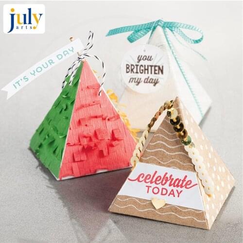 Julyarts Christmas Box Metal Cutting Dies Stencils for Scrapbooking Paper Cards Crafts DIY Embossing Folder Stencil 2018