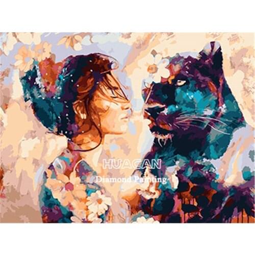 Beauty Wolf Animal DIY 11CT Cross Stitch Embroidery Kits Craft Needlework Set Cotton Thread Printed Canvas Home Wholesale