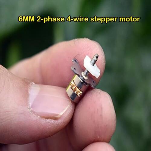 Japan Sanyo Miniature 6MM 2-phase 4-wire Stepper Motor with Slider Precision Step Motor for Adjusting Focus of Digital Camera