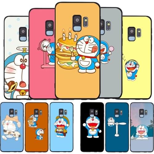 Doraemon Soft phone Case For Samsung S20 S10 S9 S8 S7 edge Plus Lite For Note 8 9 10 A6 A7 A8 A9 Cover