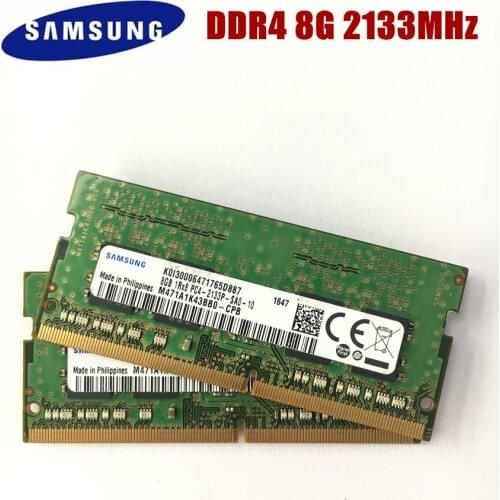 Samsung Laptop DDR4 8GB PC4 2133P DIMM notebook Memory 8G DDR4 2133MHZ Laptop memory notebook RAM